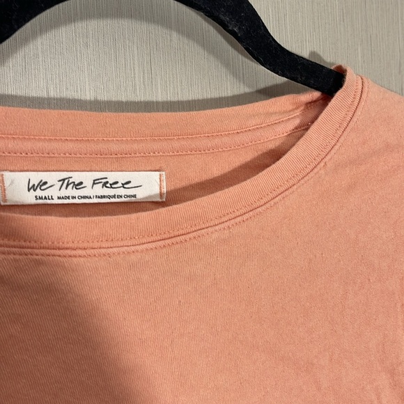 We The Free Peach Crop Top - Picture 4 of 5